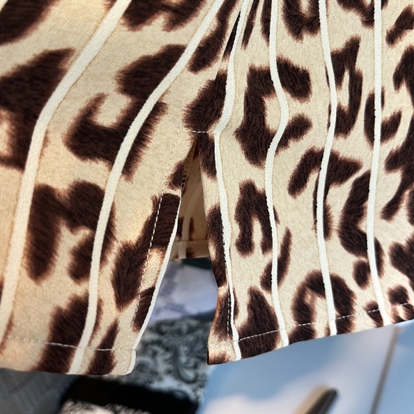 Cabi Ginger Top Tunic M leopard - Picture 7 of 13